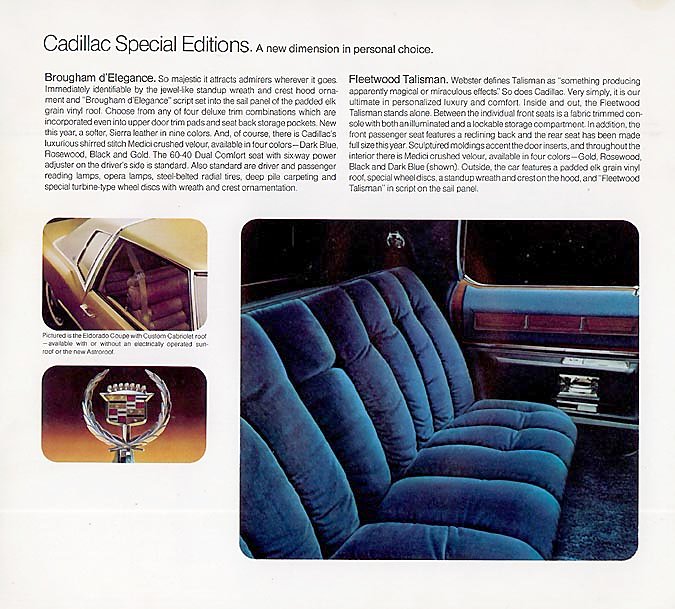 1975 Cadillac Brochure Page 8